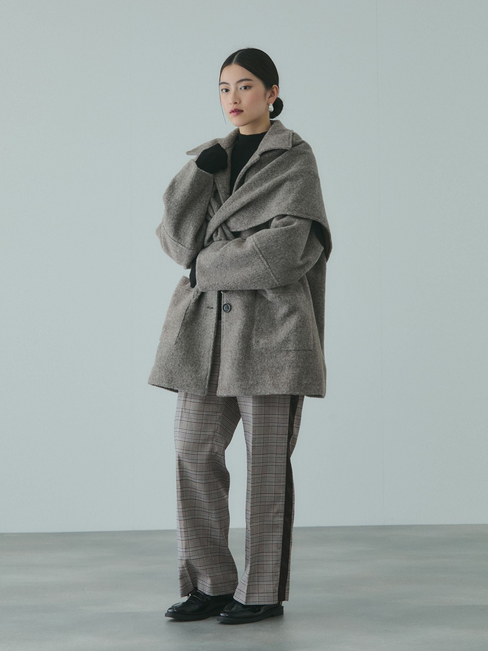 サイドラインスリットパンツ≪手洗い可能≫