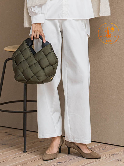 【大きいサイズ】”暖かさも洒落感も”裏起毛デニム