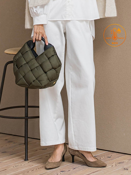 【大きいサイズ】”暖かさも洒落感も”裏起毛デニム