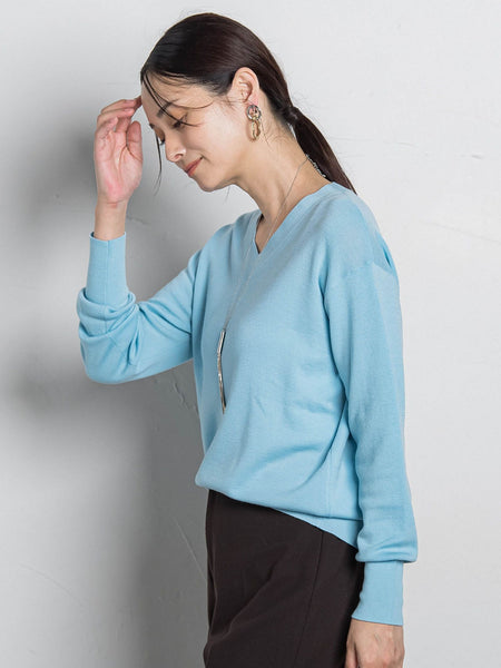 Brisbane Vネックニットプルオーバー≪11号あり≫