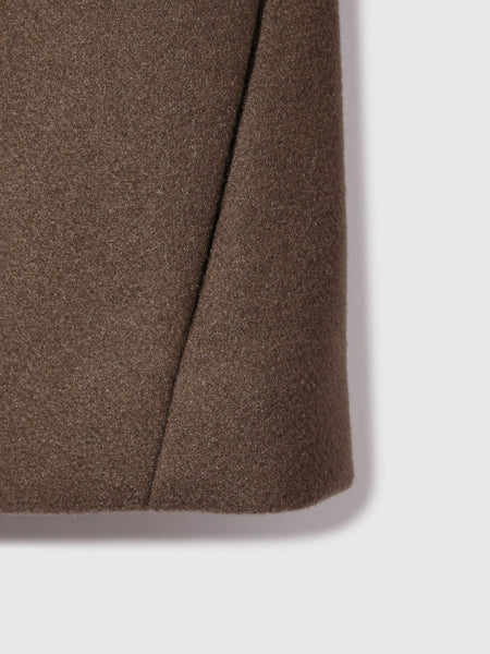 ウールチョウジャージーノーカラージャケット