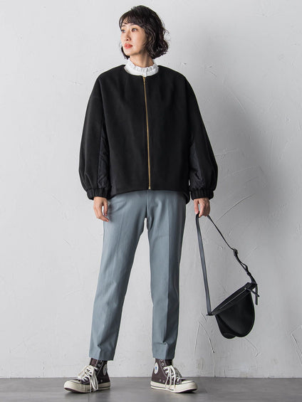 【大きいサイズ】ネックフリルブラウス