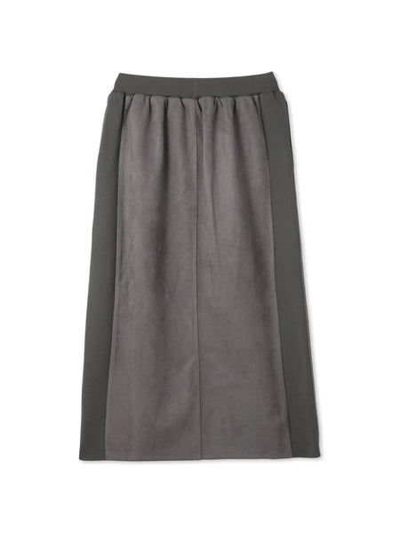スウェードタッチダンボールナロースカート≪手洗い可能≫