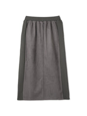 スウェードタッチダンボールナロースカート≪手洗い可能≫