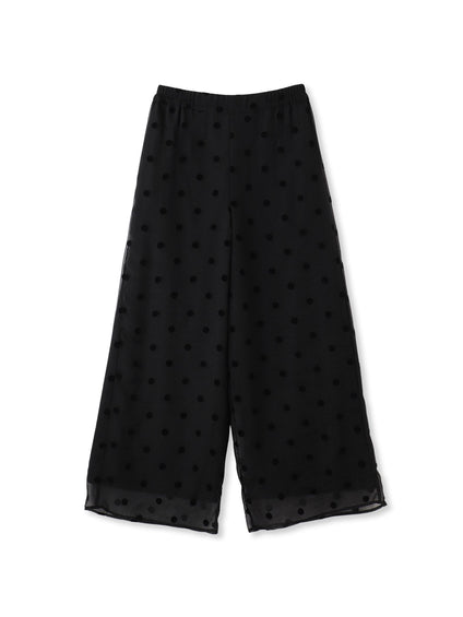 【WEB限定】オーガンジードットパンツ