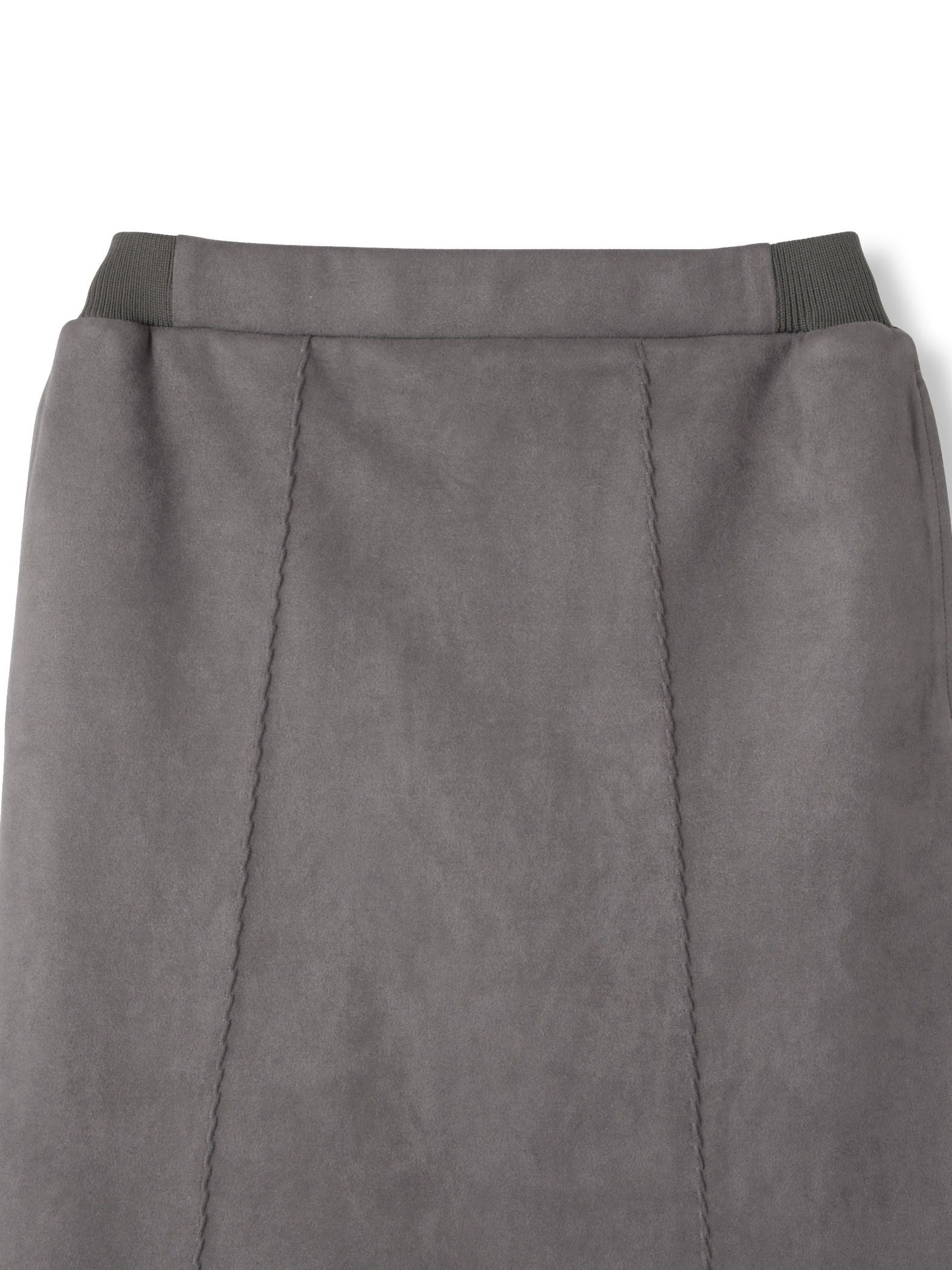 スウェードタッチダンボールナロースカート≪手洗い可能≫