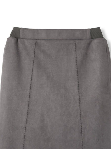 スウェードタッチダンボールナロースカート≪手洗い可能≫
