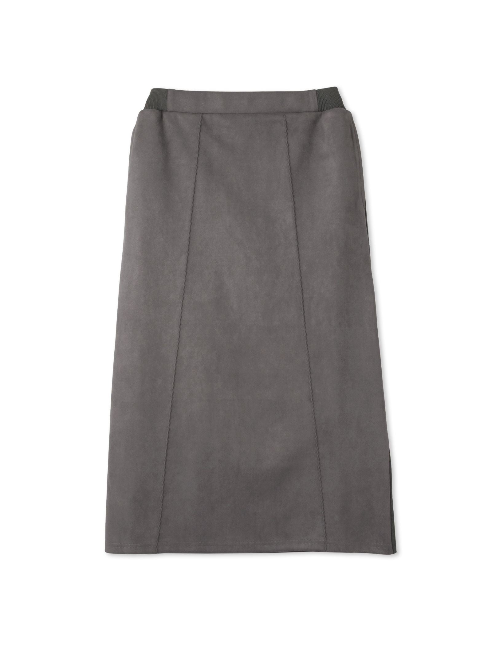 スウェードタッチダンボールナロースカート≪手洗い可能≫