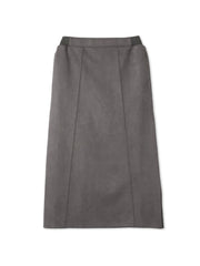 スウェードタッチダンボールナロースカート≪手洗い可能≫