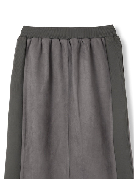 スウェードタッチダンボールナロースカート≪手洗い可能≫