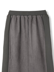 スウェードタッチダンボールナロースカート≪手洗い可能≫