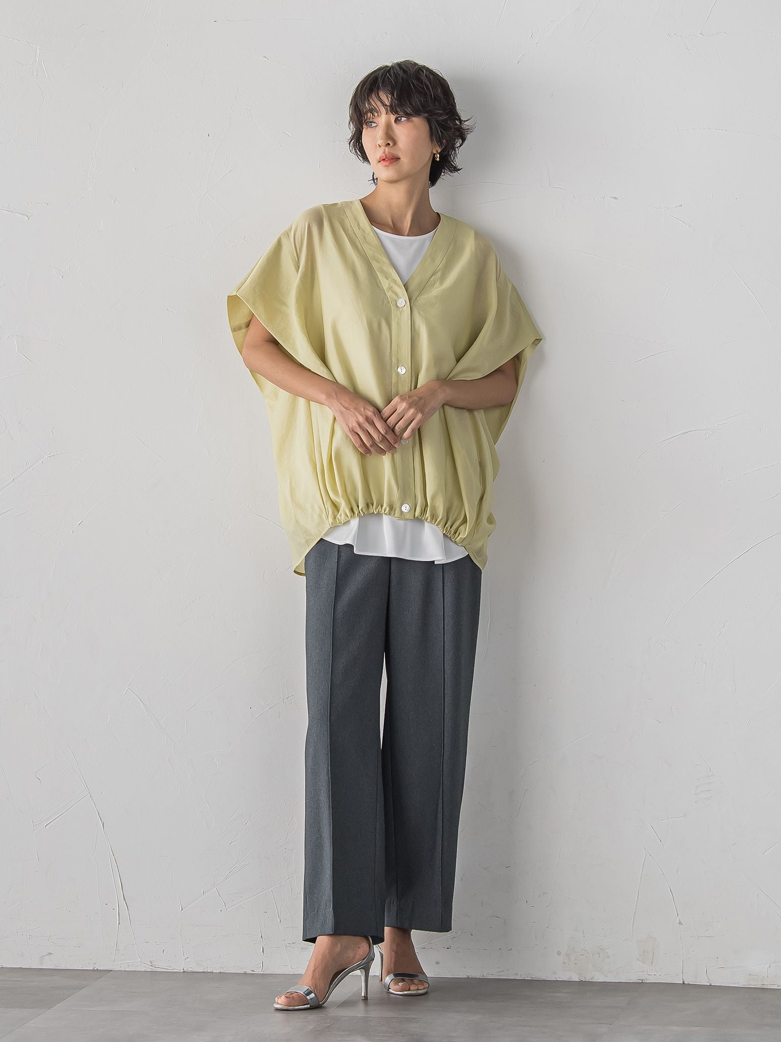 【WEB限定】“まるでデニム見え”ワイドパンツ