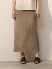 コードダブルニットナロースカート