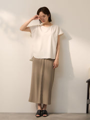コードダブルニットナロースカート
