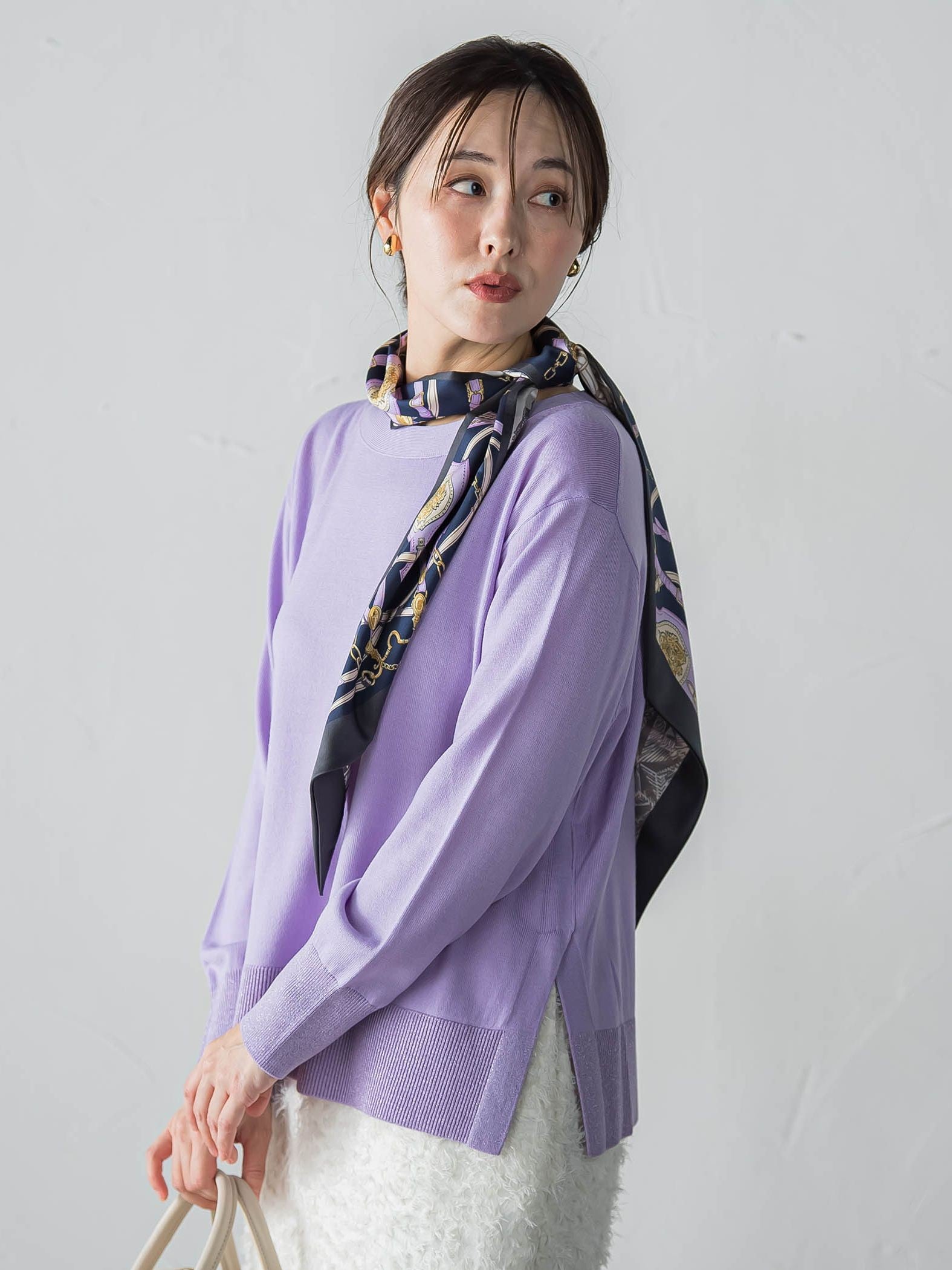 ANGELINAリブスリーブニット≪WEB限定11号/洗える≫