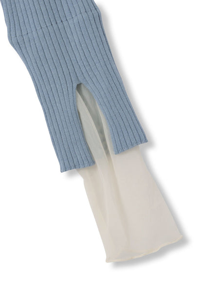 シアーカフレイヤードフウニットプルオーバー≪手洗い可能≫