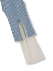 シアーカフレイヤードフウニットプルオーバー≪手洗い可能≫