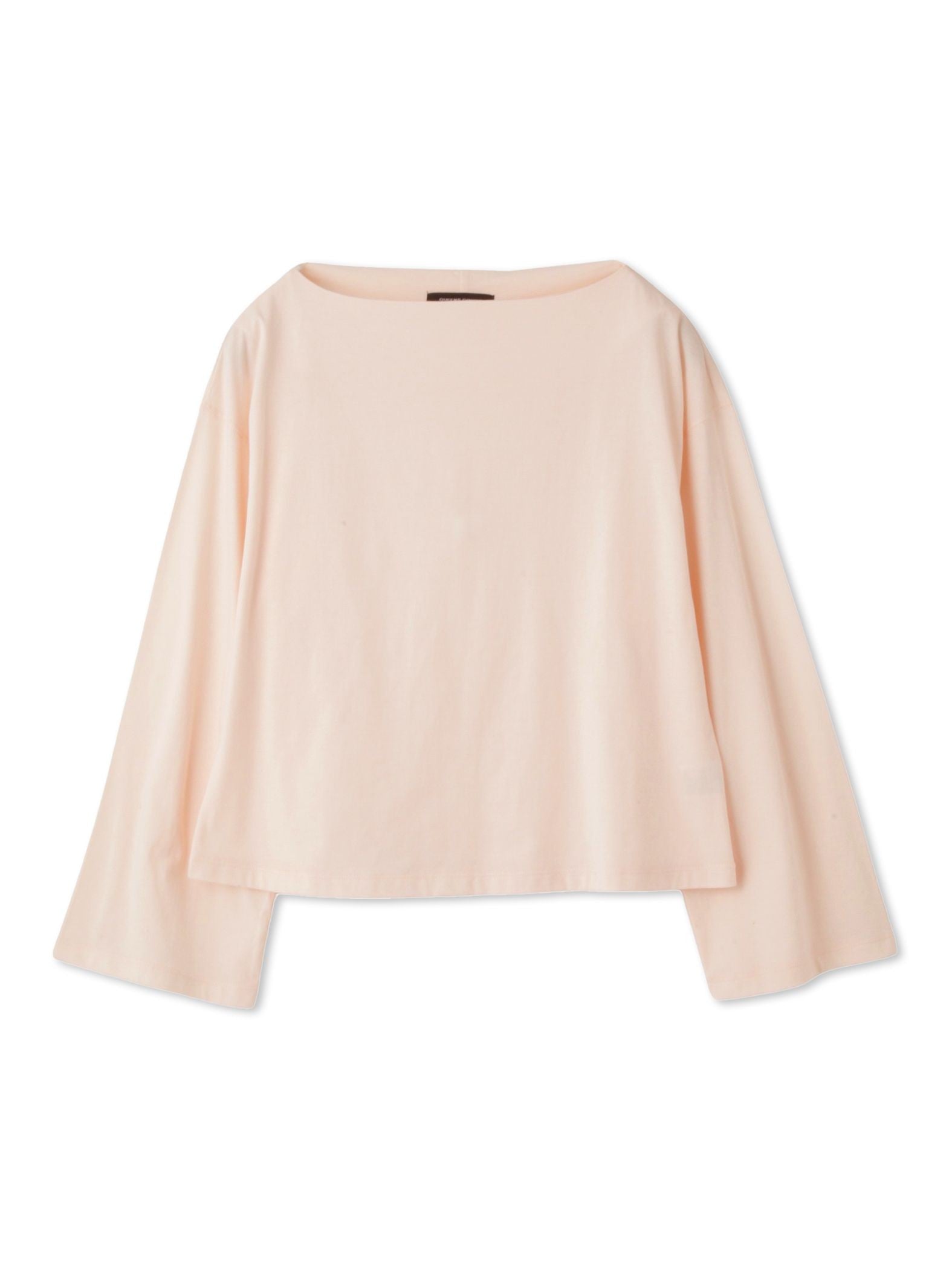 ハイゲージ天竺ボートネックプルオーバー