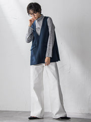 【新色追加】メランジリブタートルネックプルオーバー≪手洗い可能≫