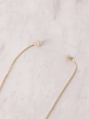 エポフラワーナローネックレス