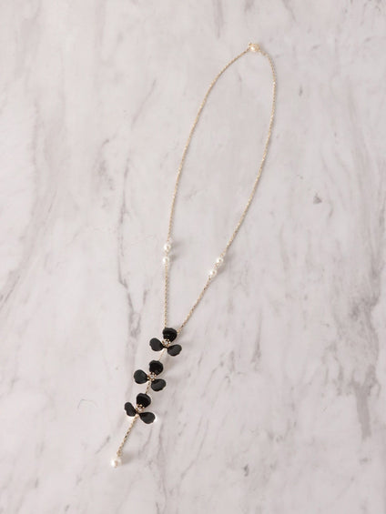 エポフラワーナローネックレス