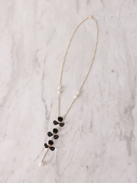 エポフラワーナローネックレス