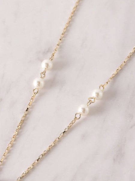 エポフラワーナローネックレス