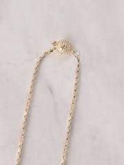 エポフラワーナローネックレス