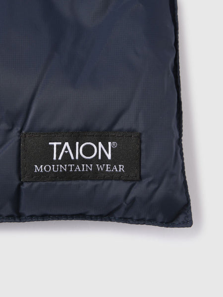 TAION　マウンテンボリュームダウンスカーフ≪手洗い可能≫