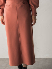 ジョーゼットダンボールAラインスカート≪セットアップ対応/洗濯機で洗える≫