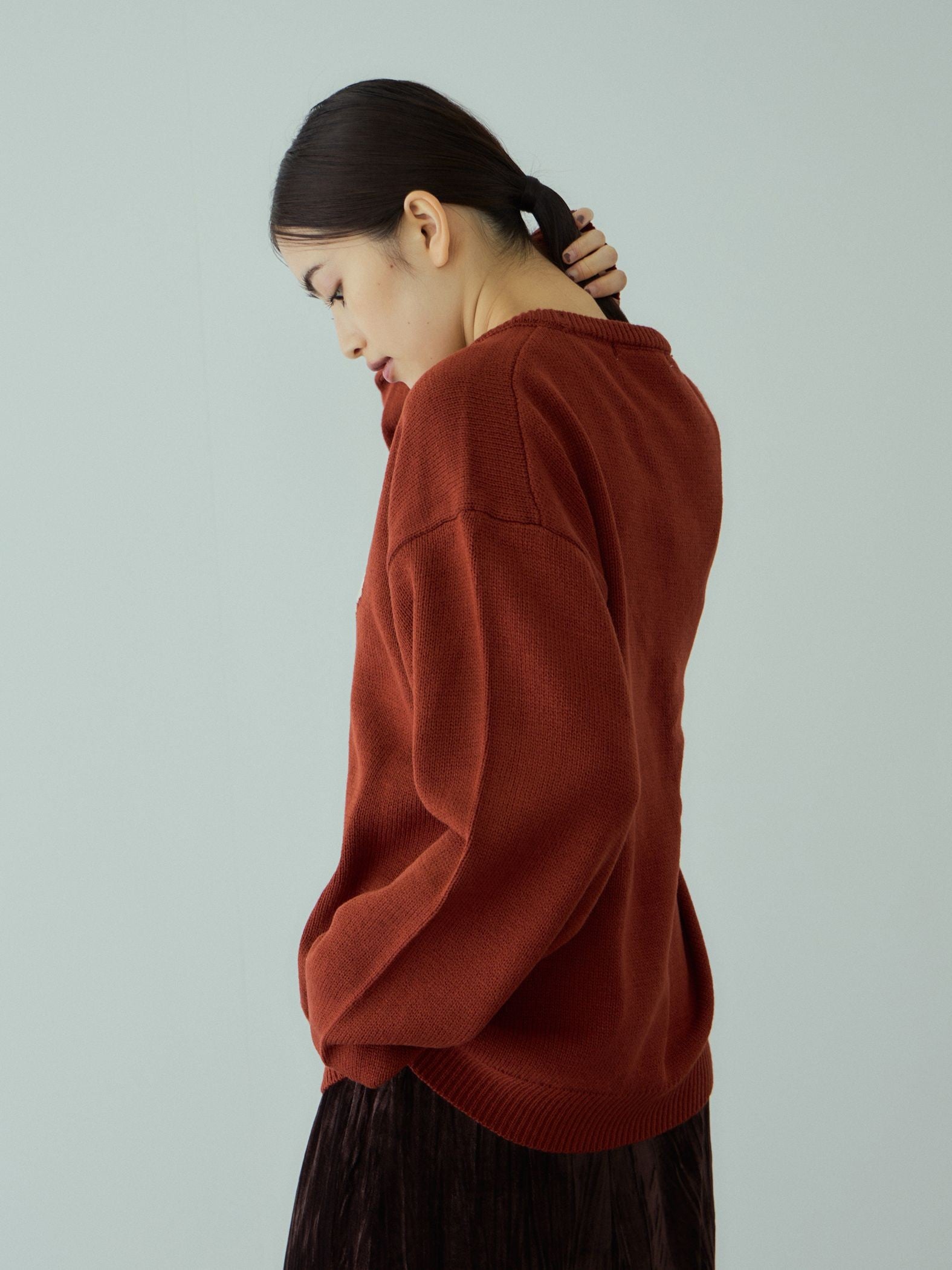 アニマルジャカードニットプルオーバー≪手洗い可能≫