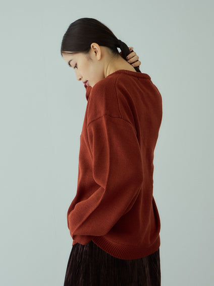 アニマルジャカードニットプルオーバー≪手洗い可能≫