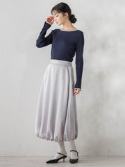 配色RIBニット≪手洗い可能≫