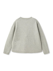 スパンコールクルーネックニット≪洗える≫