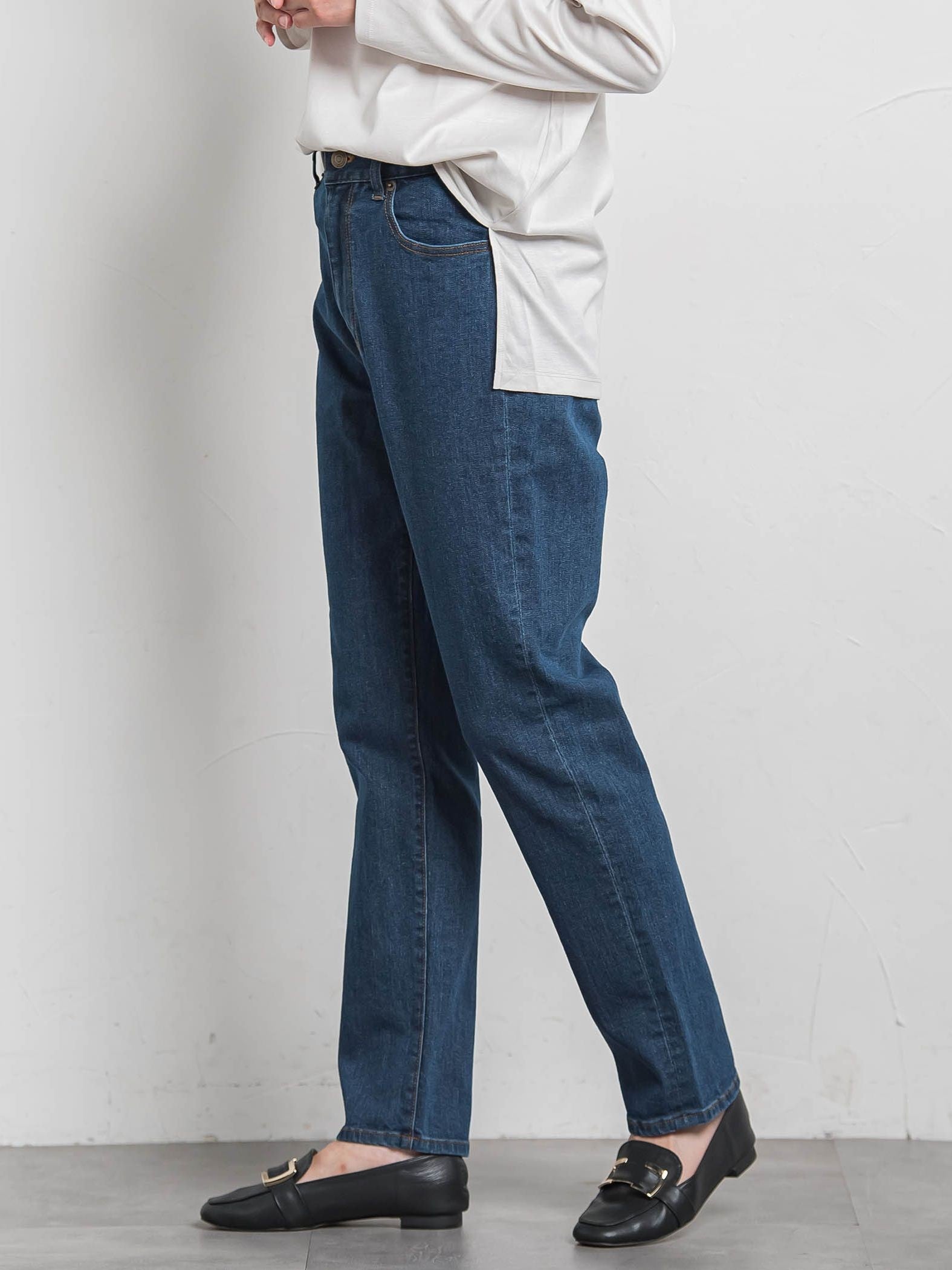 【WEB限定】365デニムパンツ スキニーシルエット≪洗える≫