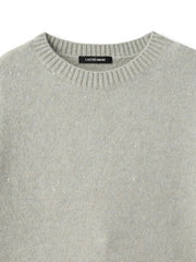 スパンコールクルーネックニット≪洗える≫