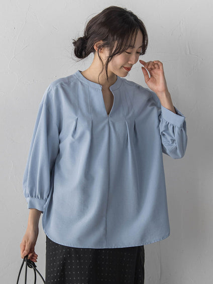 【WEB限定】タンブラーブッチャーブラウス