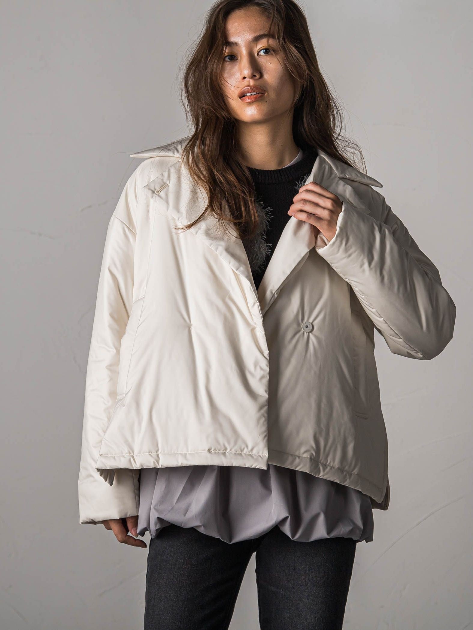 THINDOWNチェスタージャケット≪洗濯機で洗える≫