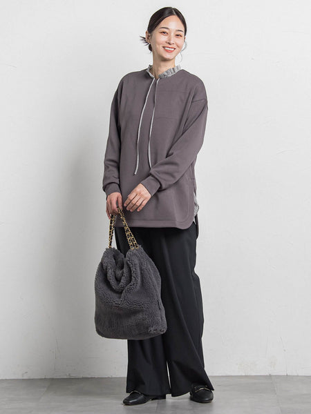 【WEB限定】【VIOLAd'ORO】エコムートン チェーンショルダートート