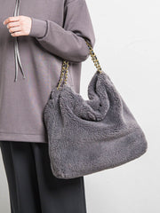 【WEB限定】【VIOLAd'ORO】エコムートン チェーンショルダートート