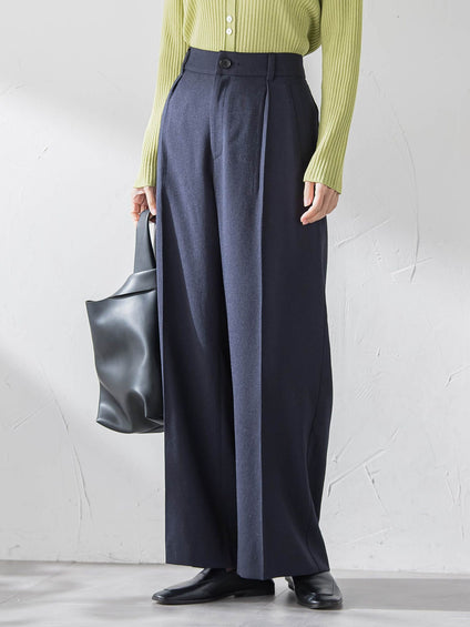 【大きいサイズ】リネンライクオックスパンツ