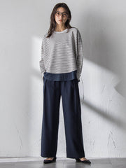 【一瞬で楽とキレイを叶える】タンブラーオックスイージーワイドパンツ≪手洗い可能≫