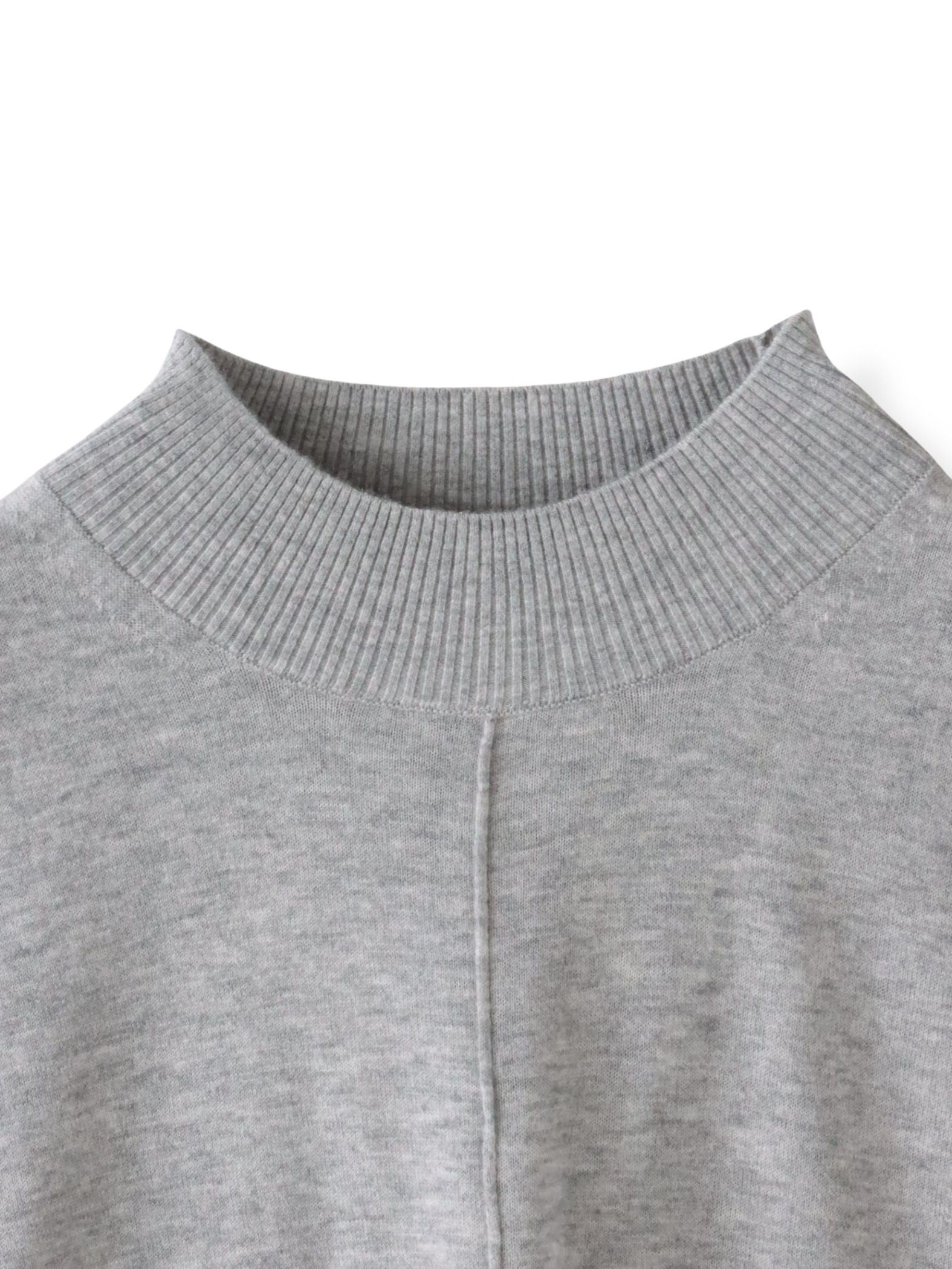 【大きいサイズ/新色追加】ファインウールハイネックニット