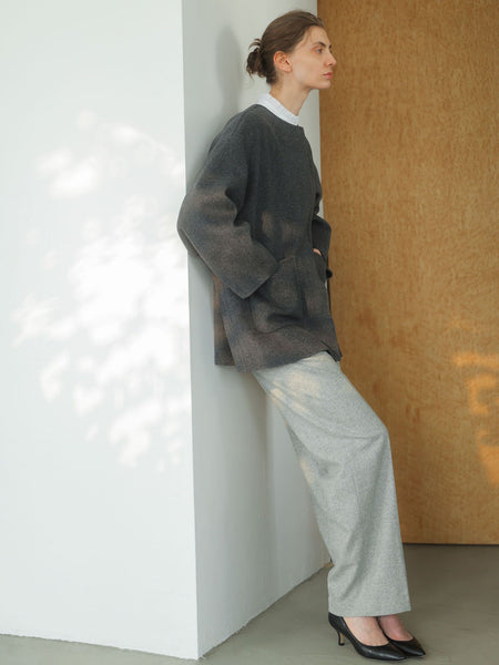 【大きいサイズ】ネックフリルブラウス