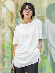 【WEB限定/大きいサイズ】”細身パンツも怖くない”Tシャツチュニック