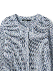 ミックスコイルクルーネックカーディガン