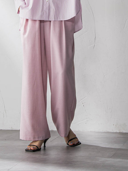 【一瞬で楽とキレイを叶える】タンブラーオックスイージーワイドパンツ≪手洗い可能≫