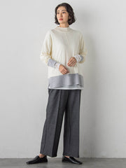 【WEB限定/大きいサイズ】”重ねるだけで格上げ”レイヤードインナー