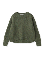 フラッフィークルーネックニット≪手洗い可能≫