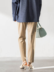 【WEB限定】美シルエット裏起毛ストレッチパンツ≪13号あり/毛玉防止≫